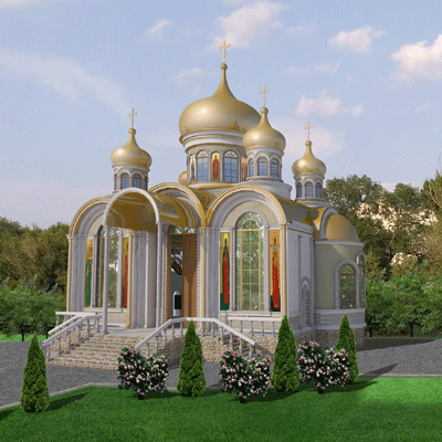Храмовый комплекс общей площадью 1 га. Новое строительство, г. Харьков 2018