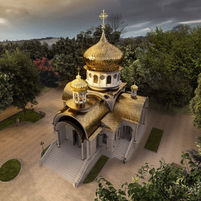 Церковь. Новое строительство, Харьковская обл. 2013